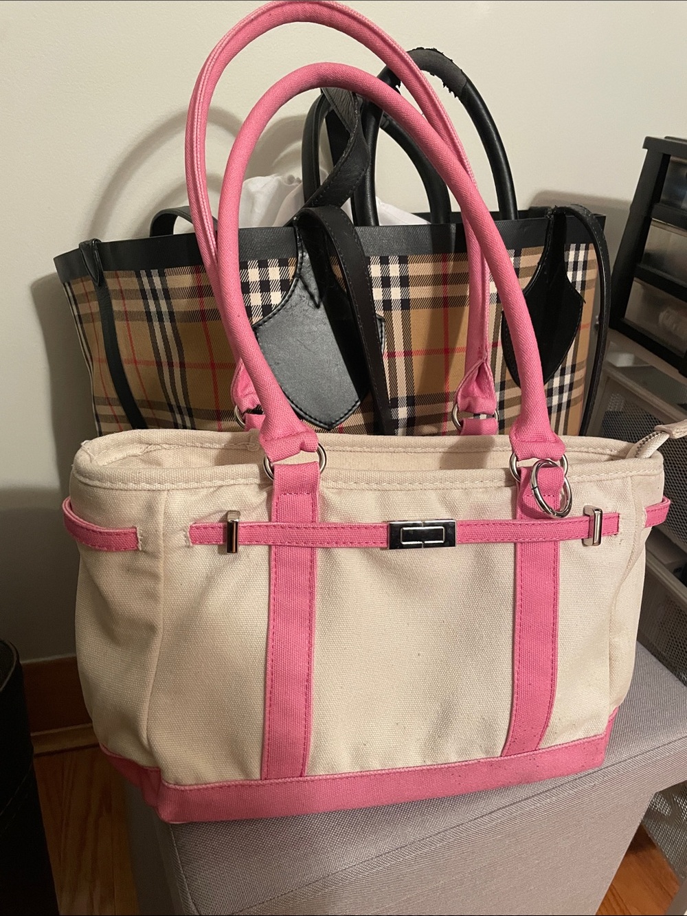 Madden Girl AHARPER Canvas Midi Tote